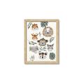 Picture of Safari Heads I (make bkg white) _GroupedProduct_Rectangle_Portrait_Mini_ _GroupedProduct_Rectangle_Portrait_Framed_Matted_