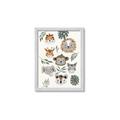 Picture of Safari Heads I (make bkg white) _GroupedProduct_Rectangle_Portrait_Mini_ _GroupedProduct_Rectangle_Portrait_Framed_Matted_