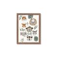 Picture of Safari Heads I (make bkg white) _GroupedProduct_Rectangle_Portrait_Mini_ _GroupedProduct_Rectangle_Portrait_Framed_Matted_