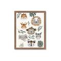 Picture of Safari Heads I (make bkg white) _GroupedProduct_Rectangle_Portrait_Mini_ _GroupedProduct_Rectangle_Portrait_Framed_Matted_