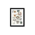 Picture of Safari Heads I (make bkg white) _GroupedProduct_Rectangle_Portrait_Mini_ _GroupedProduct_Rectangle_Portrait_Framed_Matted_