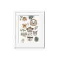 Picture of Safari Heads I (make bkg white) _GroupedProduct_Rectangle_Portrait_Mini_ _GroupedProduct_Rectangle_Portrait_Framed_Matted_