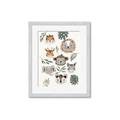 Picture of Safari Heads I (make bkg white) _GroupedProduct_Rectangle_Portrait_Mini_ _GroupedProduct_Rectangle_Portrait_Framed_Matted_