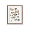Picture of Safari Heads I (make bkg white) _GroupedProduct_Rectangle_Portrait_Mini_ _GroupedProduct_Rectangle_Portrait_Framed_Matted_