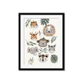 Picture of Safari Heads I (make bkg white) _GroupedProduct_Rectangle_Portrait_Mini_ _GroupedProduct_Rectangle_Portrait_Framed_Matted_