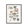 Picture of Safari Heads I (make bkg white) _GroupedProduct_Rectangle_Portrait_Mini_ _GroupedProduct_Rectangle_Portrait_Framed_Matted_