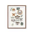 Picture of Safari Heads I (make bkg white) _GroupedProduct_Rectangle_Portrait_Mini_ _GroupedProduct_Rectangle_Portrait_Framed_Matted_
