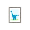 Picture of Blue  Brachiosaurus _GroupedProduct_Rectangle_Portrait_Mini_ _GroupedProduct_Rectangle_Portrait_Framed_Matted_