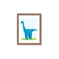 Picture of Blue  Brachiosaurus _GroupedProduct_Rectangle_Portrait_Mini_ _GroupedProduct_Rectangle_Portrait_Framed_Matted_