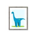 Picture of Blue  Brachiosaurus _GroupedProduct_Rectangle_Portrait_Mini_ _GroupedProduct_Rectangle_Portrait_Framed_Matted_