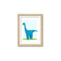 Picture of Blue  Brachiosaurus _GroupedProduct_Rectangle_Portrait_Mini_ _GroupedProduct_Rectangle_Portrait_Framed_Matted_