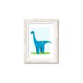 Picture of Blue  Brachiosaurus _GroupedProduct_Rectangle_Portrait_Mini_ _GroupedProduct_Rectangle_Portrait_Framed_Matted_