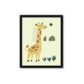 Picture of Smiling Giraffe _GroupedProduct_Rectangle_Portrait_Mini_ _GroupedProduct_Rectangle_Portrait_Framed_Matted_