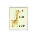 Picture of Smiling Giraffe _GroupedProduct_Rectangle_Portrait_Mini_ _GroupedProduct_Rectangle_Portrait_Framed_Matted_