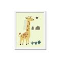 Picture of Smiling Giraffe _GroupedProduct_Rectangle_Portrait_Mini_ _GroupedProduct_Rectangle_Portrait_Framed_Matted_