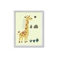 Picture of Smiling Giraffe _GroupedProduct_Rectangle_Portrait_Mini_ _GroupedProduct_Rectangle_Portrait_Framed_Matted_