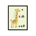 Picture of Smiling Giraffe _GroupedProduct_Rectangle_Portrait_Mini_ _GroupedProduct_Rectangle_Portrait_Framed_Matted_