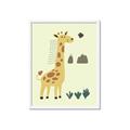 Picture of Smiling Giraffe _GroupedProduct_Rectangle_Portrait_Mini_ _GroupedProduct_Rectangle_Portrait_Framed_Matted_