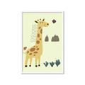 Picture of Smiling Giraffe _GroupedProduct_Rectangle_Portrait_Mini_ _GroupedProduct_Rectangle_Portrait_Framed_Matted_