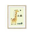 Picture of Smiling Giraffe _GroupedProduct_Rectangle_Portrait_Mini_ _GroupedProduct_Rectangle_Portrait_Framed_Matted_