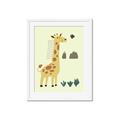 Picture of Smiling Giraffe _GroupedProduct_Rectangle_Portrait_Mini_ _GroupedProduct_Rectangle_Portrait_Framed_Matted_