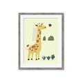 Picture of Smiling Giraffe _GroupedProduct_Rectangle_Portrait_Mini_ _GroupedProduct_Rectangle_Portrait_Framed_Matted_