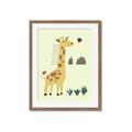 Picture of Smiling Giraffe _GroupedProduct_Rectangle_Portrait_Mini_ _GroupedProduct_Rectangle_Portrait_Framed_Matted_