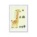 Picture of Smiling Giraffe _GroupedProduct_Rectangle_Portrait_Mini_ _GroupedProduct_Rectangle_Portrait_Framed_Matted_