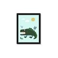 Picture of Chomping Croc _GroupedProduct_Rectangle_Portrait_Mini_ _GroupedProduct_Rectangle_Portrait_Framed_Matted_