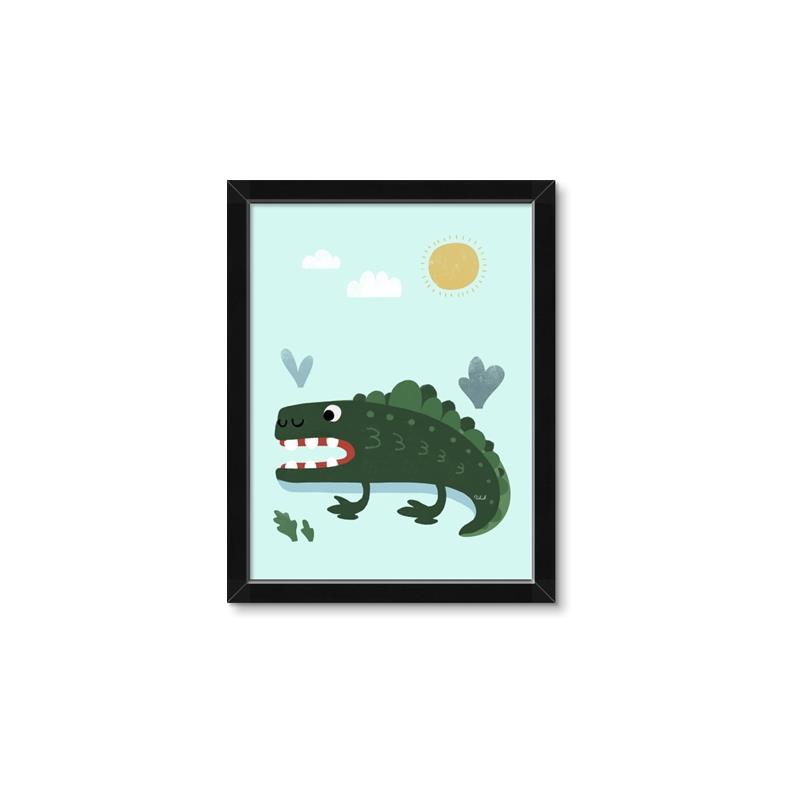 Picture of Chomping Croc _GroupedProduct_Rectangle_Portrait_Mini_ _GroupedProduct_Rectangle_Portrait_Framed_Matted_