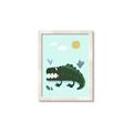 Picture of Chomping Croc _GroupedProduct_Rectangle_Portrait_Mini_ _GroupedProduct_Rectangle_Portrait_Framed_Matted_