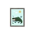 Picture of Chomping Croc _GroupedProduct_Rectangle_Portrait_Mini_ _GroupedProduct_Rectangle_Portrait_Framed_Matted_