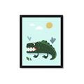 Picture of Chomping Croc _GroupedProduct_Rectangle_Portrait_Mini_ _GroupedProduct_Rectangle_Portrait_Framed_Matted_