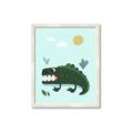 Picture of Chomping Croc _GroupedProduct_Rectangle_Portrait_Mini_ _GroupedProduct_Rectangle_Portrait_Framed_Matted_