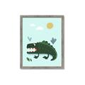 Picture of Chomping Croc _GroupedProduct_Rectangle_Portrait_Mini_ _GroupedProduct_Rectangle_Portrait_Framed_Matted_