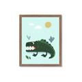 Picture of Chomping Croc _GroupedProduct_Rectangle_Portrait_Mini_ _GroupedProduct_Rectangle_Portrait_Framed_Matted_