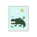 Picture of Chomping Croc _GroupedProduct_Rectangle_Portrait_Mini_ _GroupedProduct_Rectangle_Portrait_Framed_Matted_