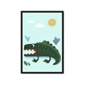 Picture of Chomping Croc _GroupedProduct_Rectangle_Portrait_Mini_ _GroupedProduct_Rectangle_Portrait_Framed_Matted_