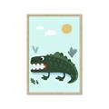 Picture of Chomping Croc _GroupedProduct_Rectangle_Portrait_Mini_ _GroupedProduct_Rectangle_Portrait_Framed_Matted_
