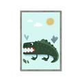 Picture of Chomping Croc _GroupedProduct_Rectangle_Portrait_Mini_ _GroupedProduct_Rectangle_Portrait_Framed_Matted_