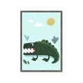 Picture of Chomping Croc _GroupedProduct_Rectangle_Portrait_Mini_ _GroupedProduct_Rectangle_Portrait_Framed_Matted_