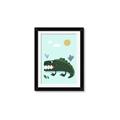 Picture of Chomping Croc _GroupedProduct_Rectangle_Portrait_Mini_ _GroupedProduct_Rectangle_Portrait_Framed_Matted_