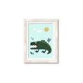 Picture of Chomping Croc _GroupedProduct_Rectangle_Portrait_Mini_ _GroupedProduct_Rectangle_Portrait_Framed_Matted_