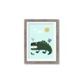 Picture of Chomping Croc _GroupedProduct_Rectangle_Portrait_Mini_ _GroupedProduct_Rectangle_Portrait_Framed_Matted_