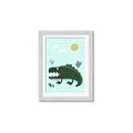 Picture of Chomping Croc _GroupedProduct_Rectangle_Portrait_Mini_ _GroupedProduct_Rectangle_Portrait_Framed_Matted_