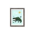 Picture of Chomping Croc _GroupedProduct_Rectangle_Portrait_Mini_ _GroupedProduct_Rectangle_Portrait_Framed_Matted_