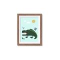 Picture of Chomping Croc _GroupedProduct_Rectangle_Portrait_Mini_ _GroupedProduct_Rectangle_Portrait_Framed_Matted_