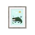 Picture of Chomping Croc _GroupedProduct_Rectangle_Portrait_Mini_ _GroupedProduct_Rectangle_Portrait_Framed_Matted_