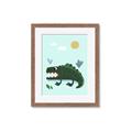 Picture of Chomping Croc _GroupedProduct_Rectangle_Portrait_Mini_ _GroupedProduct_Rectangle_Portrait_Framed_Matted_