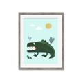 Picture of Chomping Croc _GroupedProduct_Rectangle_Portrait_Mini_ _GroupedProduct_Rectangle_Portrait_Framed_Matted_